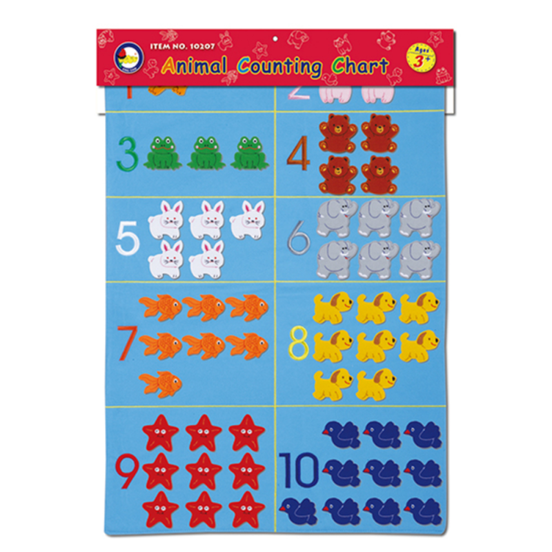 #10207-2  Animal Counting Chart