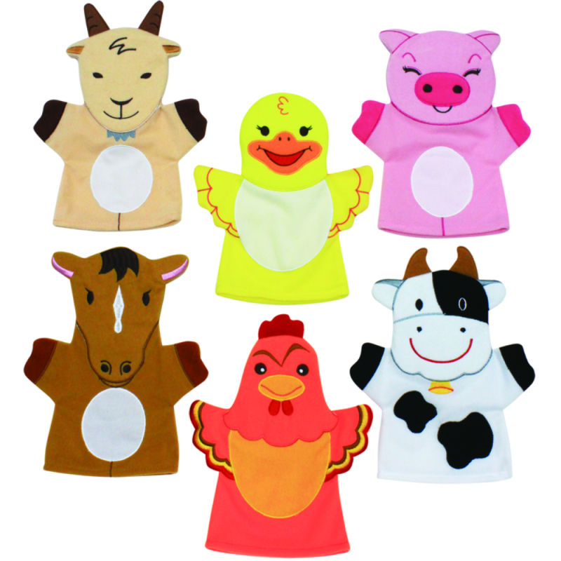 Farm Animal Hand Puppets 